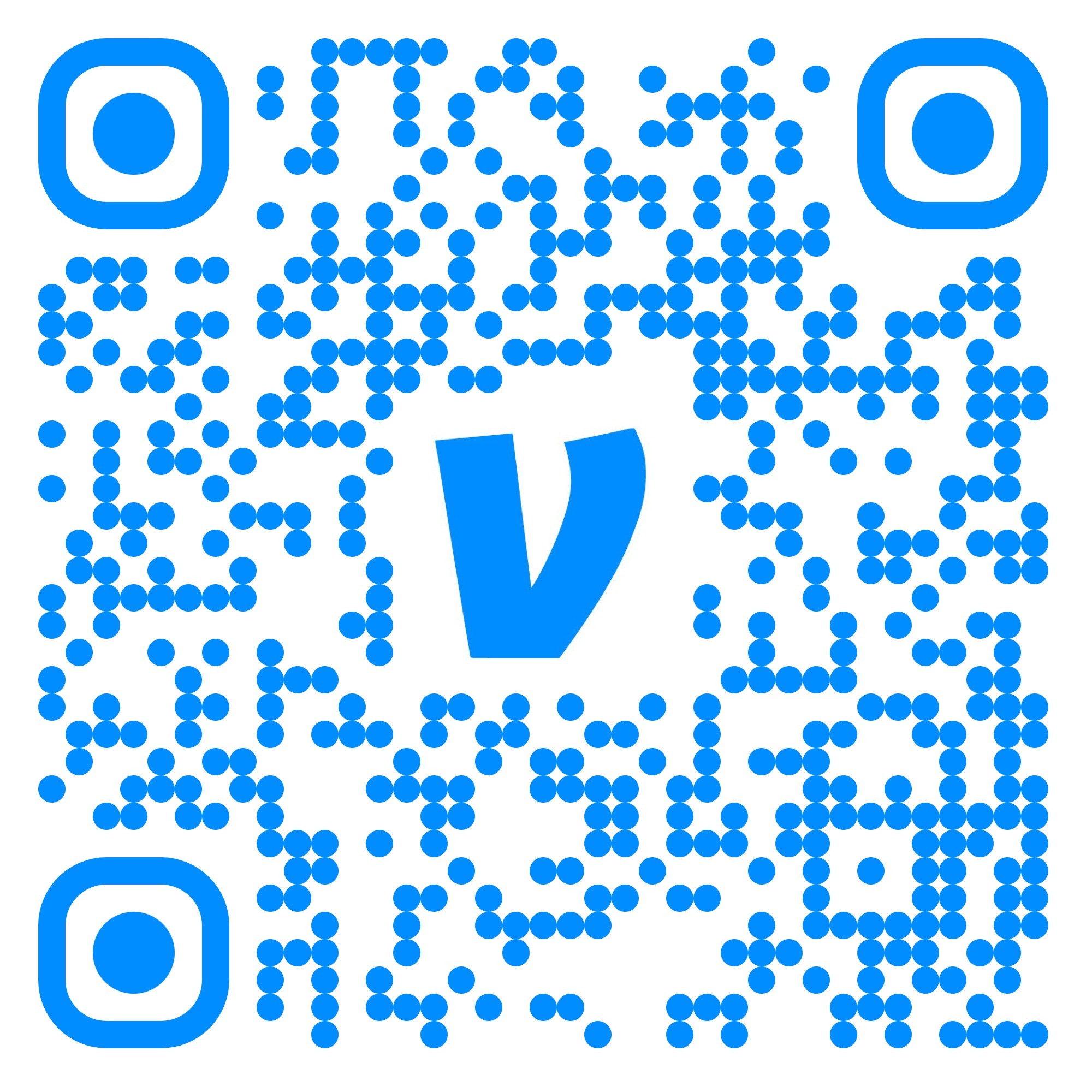 Venmo QR code for Yoga in the Grove donations
