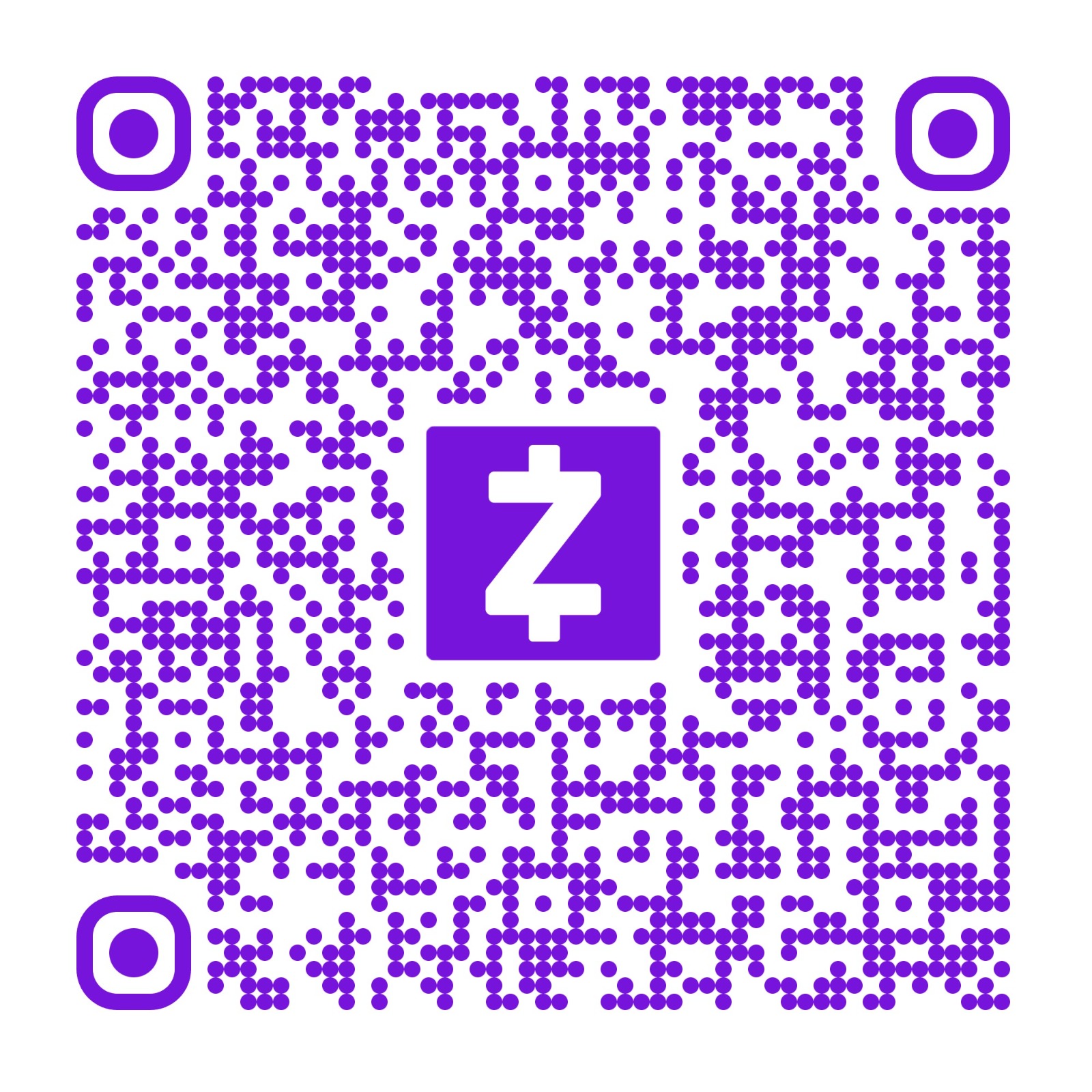 Zelle QR code for Yoga in the Grove donations
